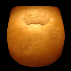D shapes salt candle holder